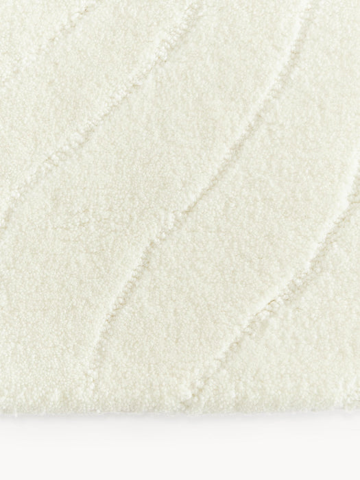 Aaron High-Low Wool Rug, Hand-Tufted
