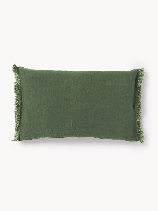 Luana Linen Cushion Cover with Fringes