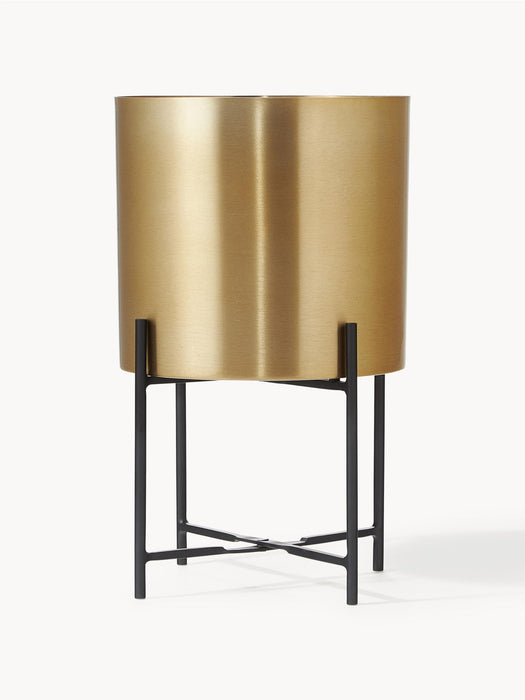 Mina Metal Cover Pots, Set of 2