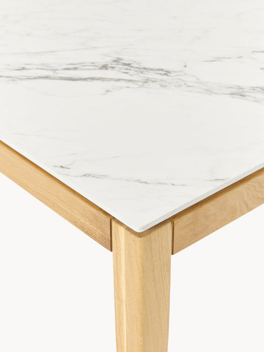 Jackson Marble Effect Dining Table, in various sizes