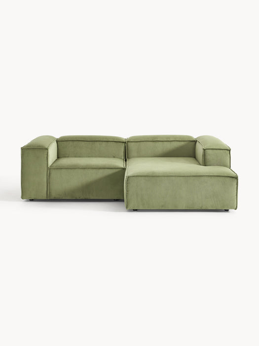 Corduroy Modular Corner Sofa Lennon 3-seater