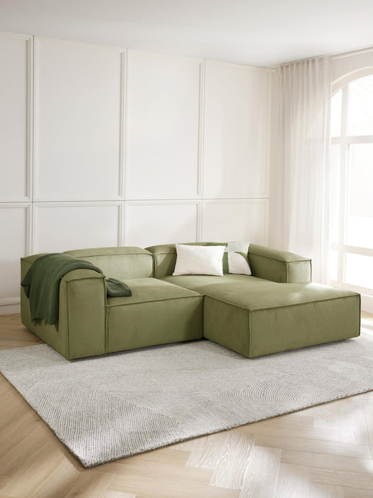 Lennon Corduroy Modular Corner Sofa (3-seater)