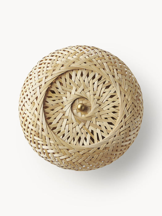 Evelyn Natural Bamboo Design Wall Lamp