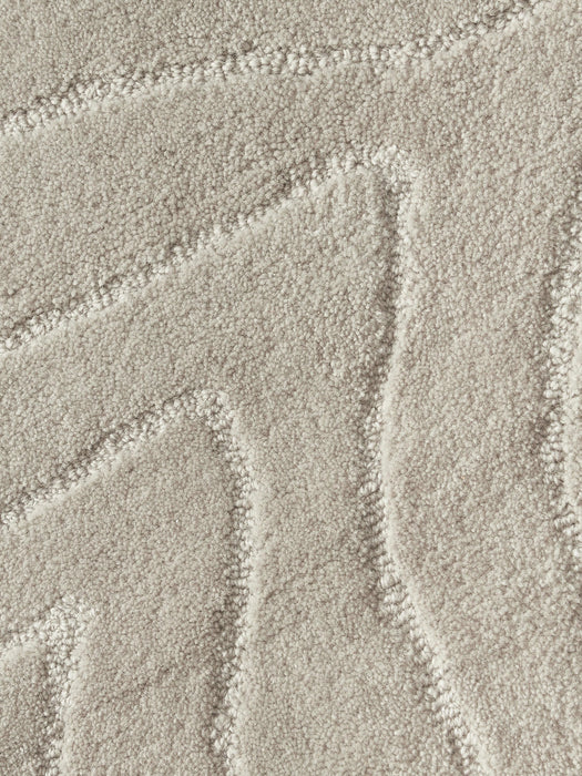 Aaron High-Low Wool Rug, Hand-Tufted