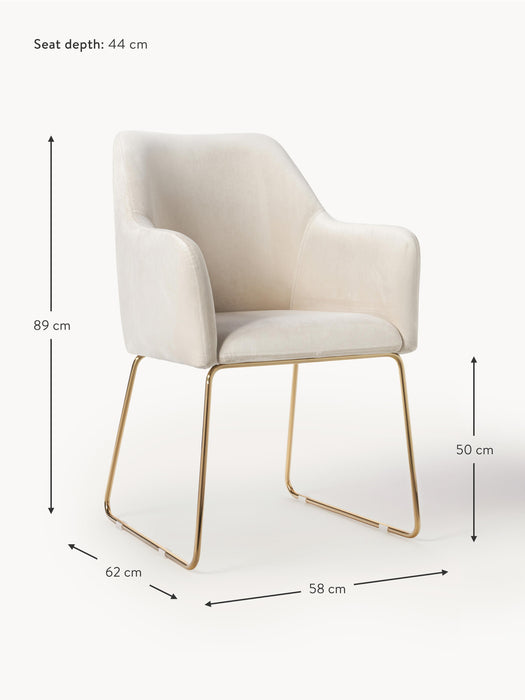 Velvet Armchair Isla