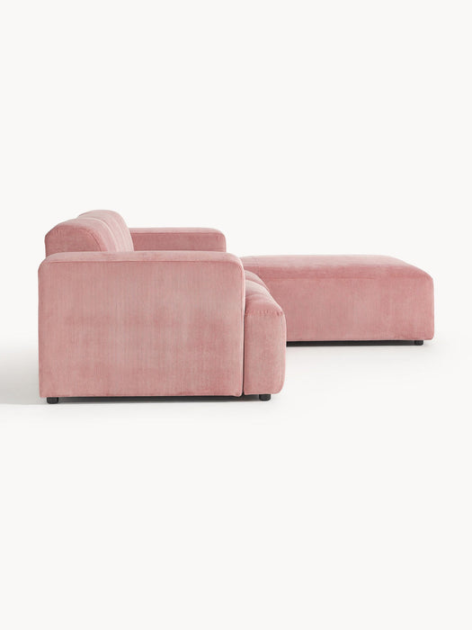Melva Corduroy Corner Sofa (4-seater)