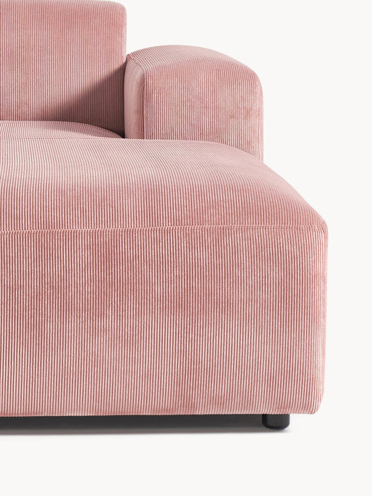 Melva Corduroy Corner Sofa (4-seater)