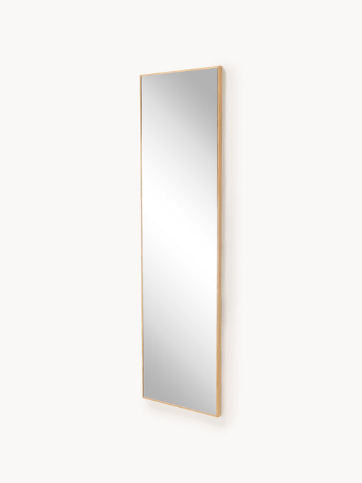 Full-Length Leaner Mirror Avery with Oak Wood Frame