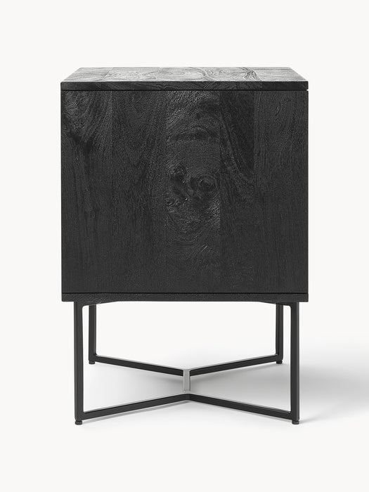 Mango Wood Bedside Table Luca with Drawers