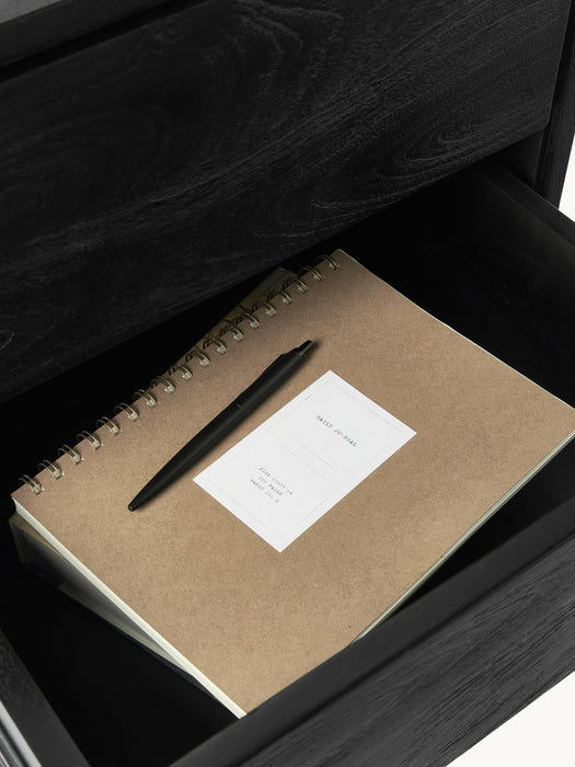 Mango Wood Bedside Table Luca with Drawers