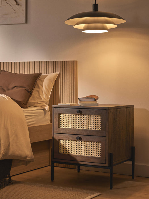 Bedside Table Vienna with Drawers