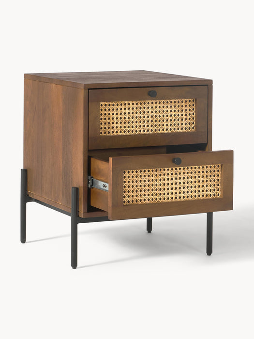 Bedside Table Vienna with Drawers