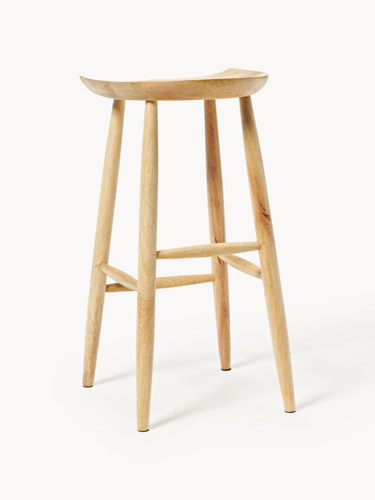 Nino Mango Wood Bar Stool