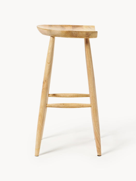 Nino Mango Wood Bar Stool