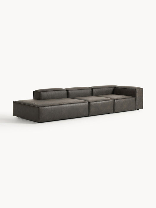 Lennon XL Modular Leather Chaise