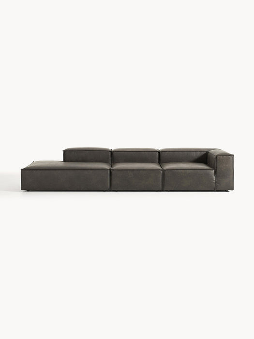 Lennon XL Modular Leather Chaise