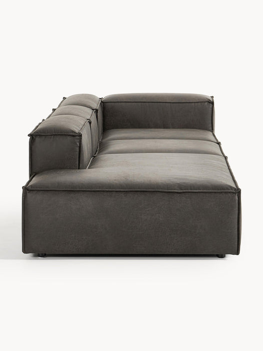 Lennon XL Modular Leather Chaise
