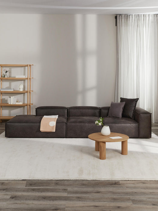Lennon XL Modular Leather Chaise