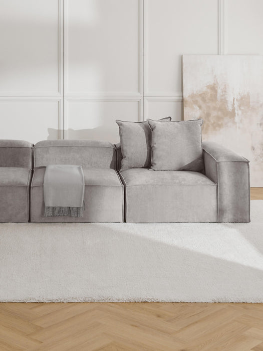 Large Corduroy Sofa Cushion Lennon 60x60 cm