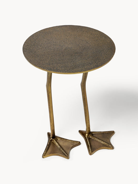 Duck Decorative Metal Side Table