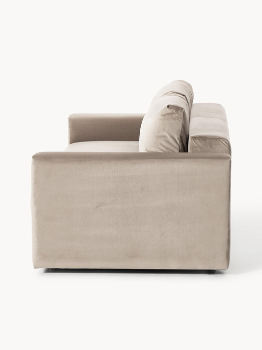 Velvet Sofa Bed Tasha 3-seater