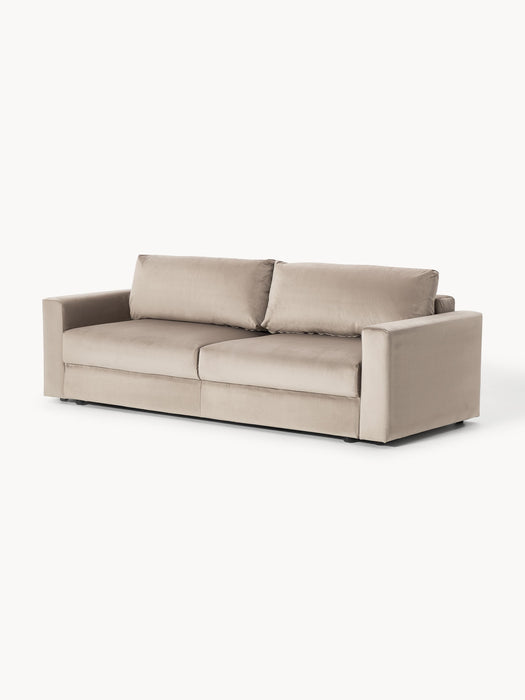 Velvet Sofa Bed Tasha 3-seater
