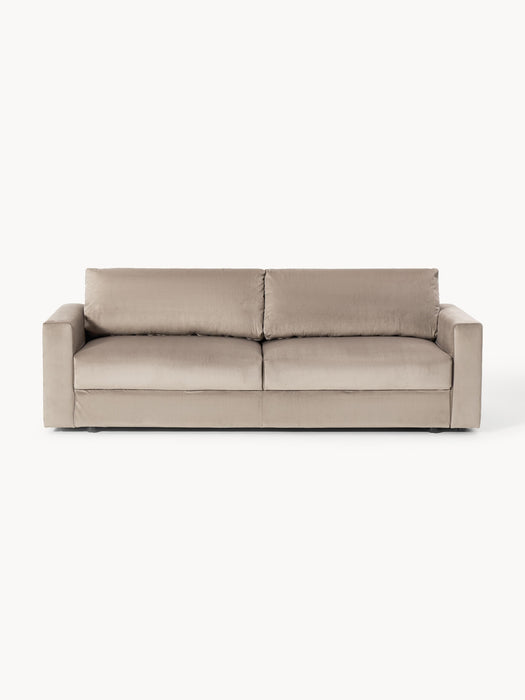 Velvet Sofa Bed Tasha 3-seater