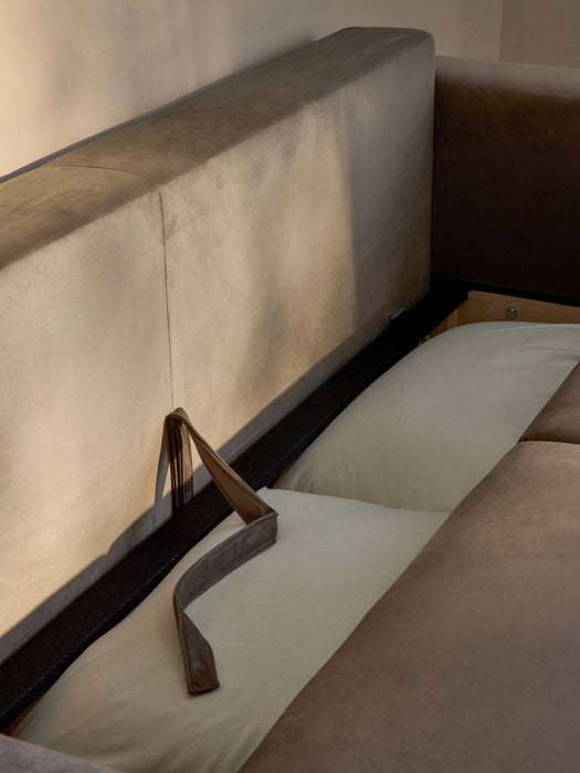 Velvet Sofa Bed Tasha 3-seater