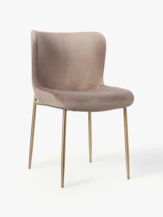 Upholstered Velvet Chair Tess