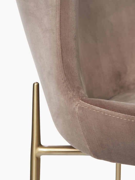 Upholstered Velvet Chair Tess