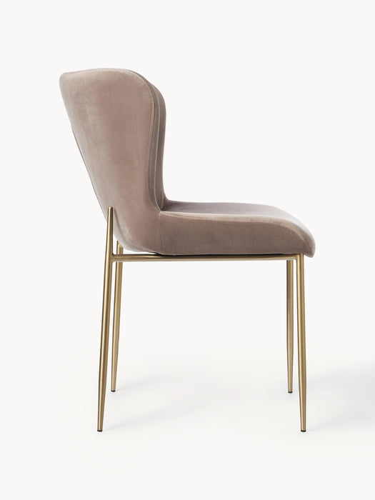Upholstered Velvet Chair Tess