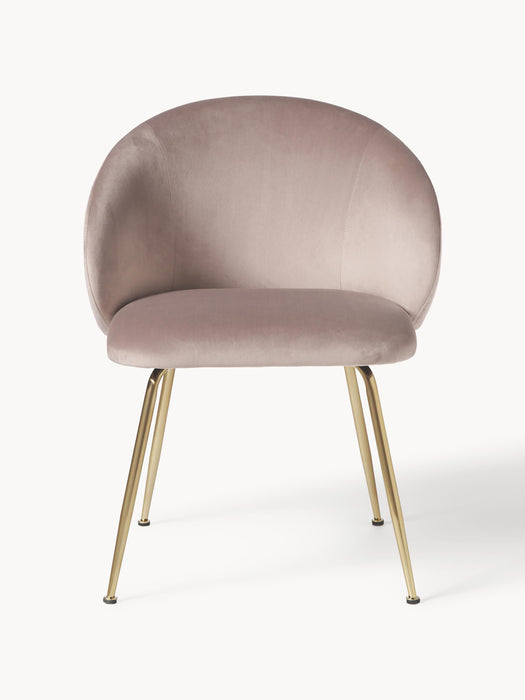 Upholstered Velvet Chairs Luisa Set of 2