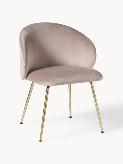 Upholstered Velvet Chairs Luisa Set of 2
