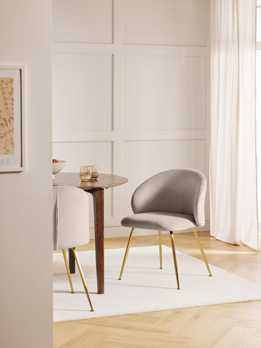 Upholstered Velvet Chairs Luisa Set of 2