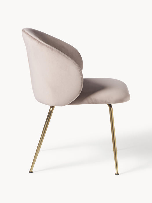 Upholstered Velvet Chairs Luisa Set of 2