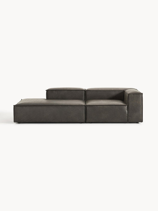 Modular Leather Chaise Lennon