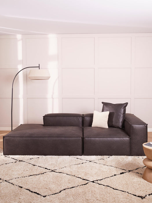 Lennon Modular Leather Chaise