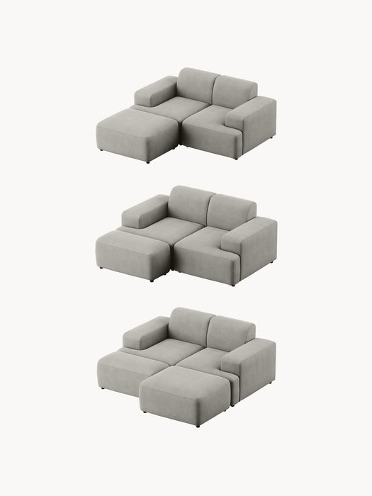 Corduroy Sofa Melva 2-seater