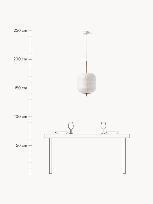 Rice Paper Design Pendant Light Misaki