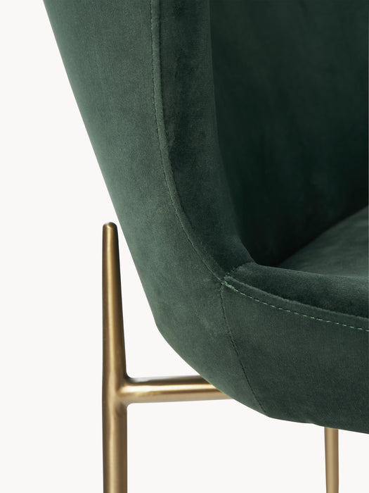 Upholstered Velvet Chair Tess