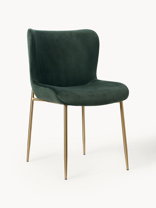 Upholstered Velvet Chair Tess