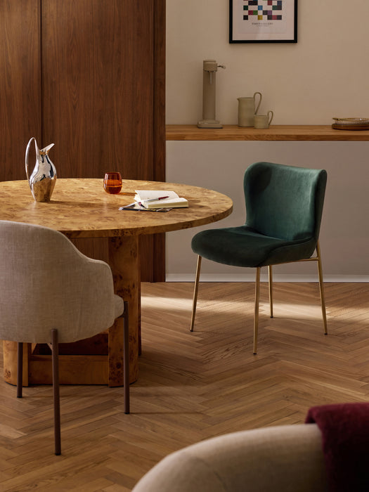 Upholstered Velvet Chair Tess