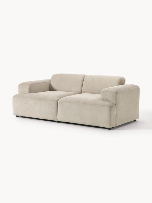 Corduroy Sofa Melva 2-seater