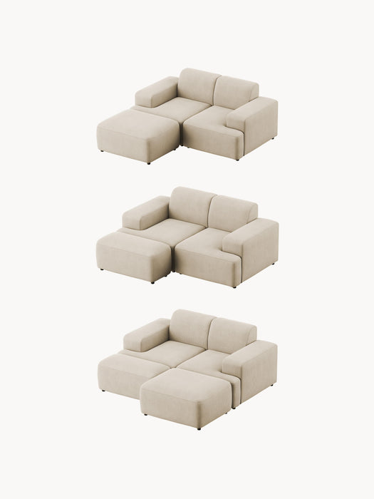 Corduroy Sofa Melva 2-seater