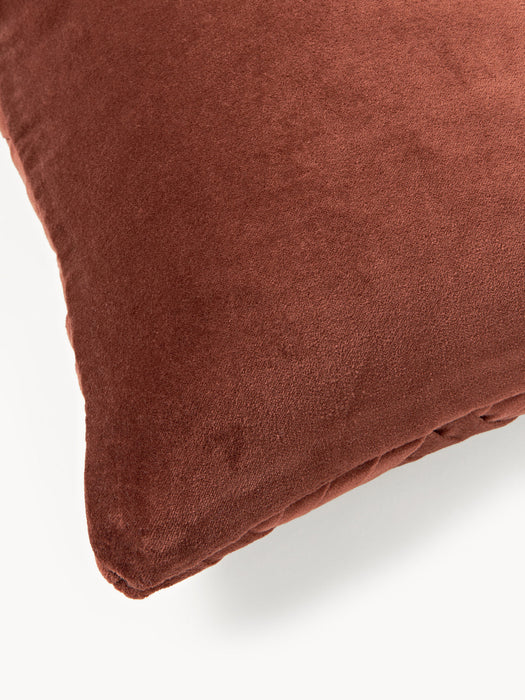 Sina Velvet Cushion Cover with Woven Pattern