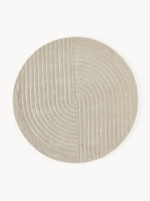 Mason Round Hand-Tufted Wool Rug