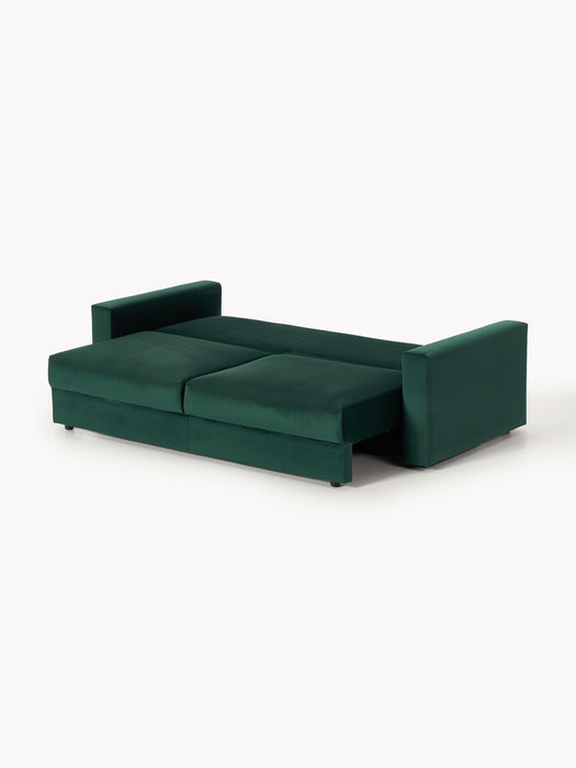 Velvet Sofa Bed Tasha 3-seater