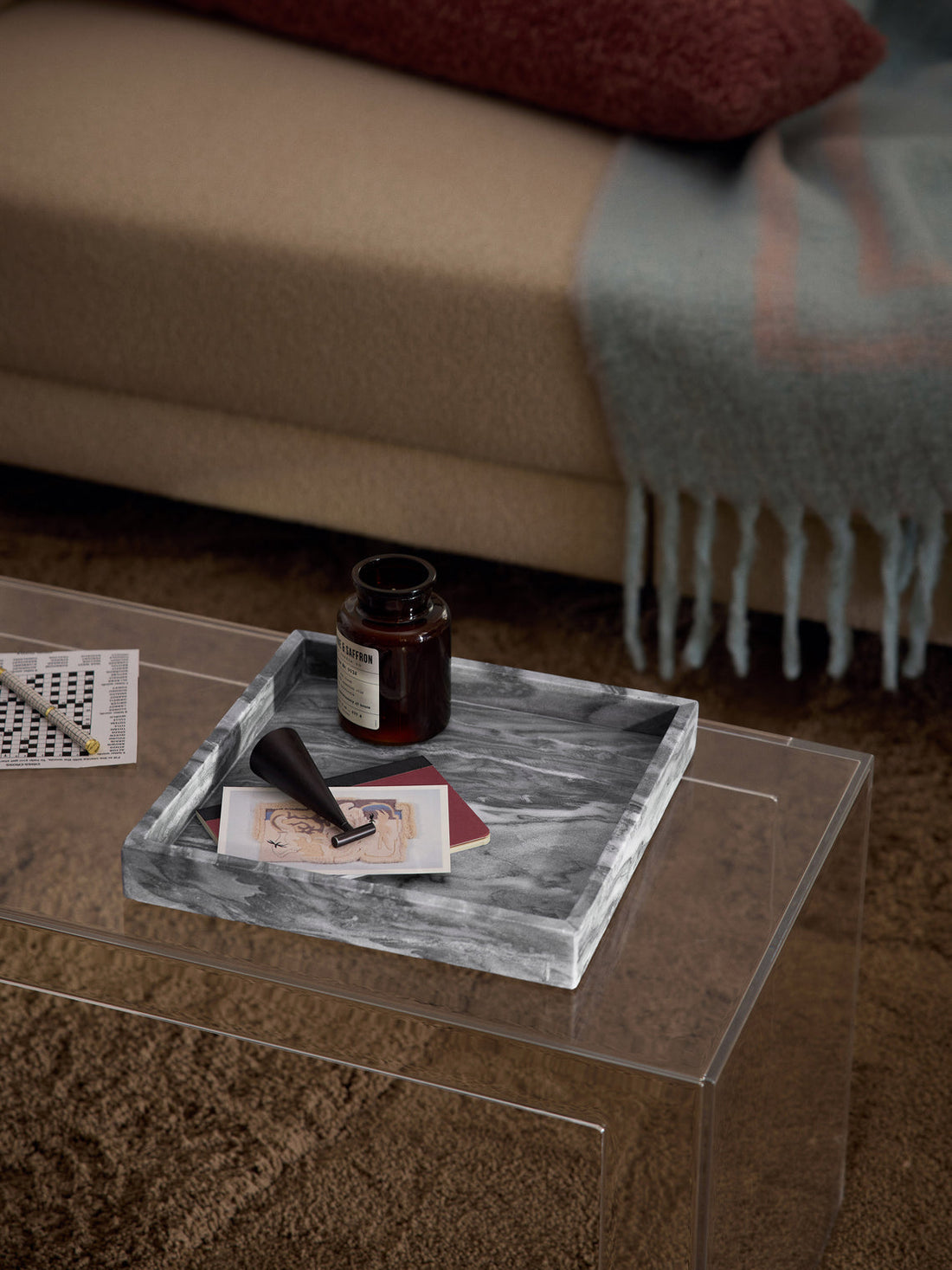 Venice Decorative Marble Tray