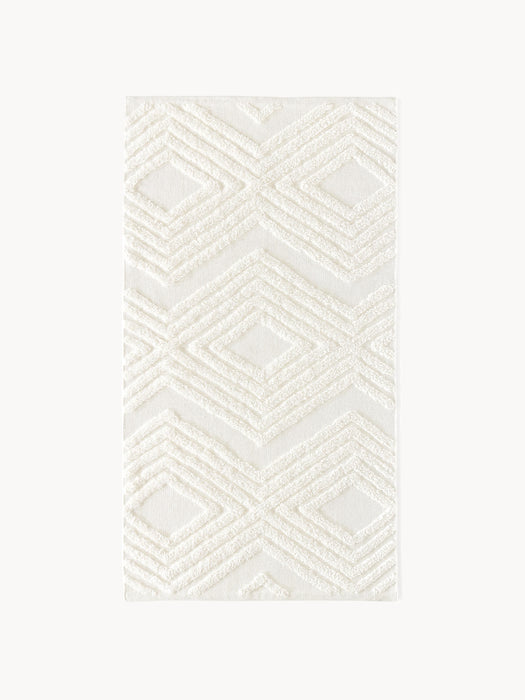 High-Low Cotton Rug Ziggy Hand-Woven