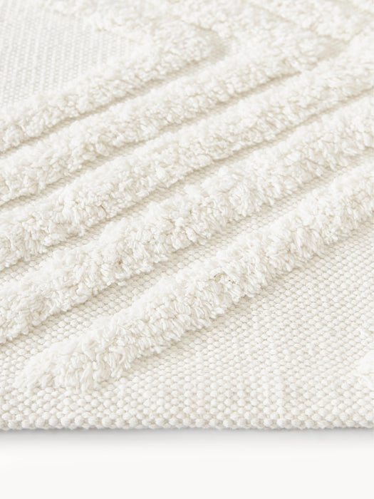 High-Low Cotton Rug Ziggy Hand-Woven